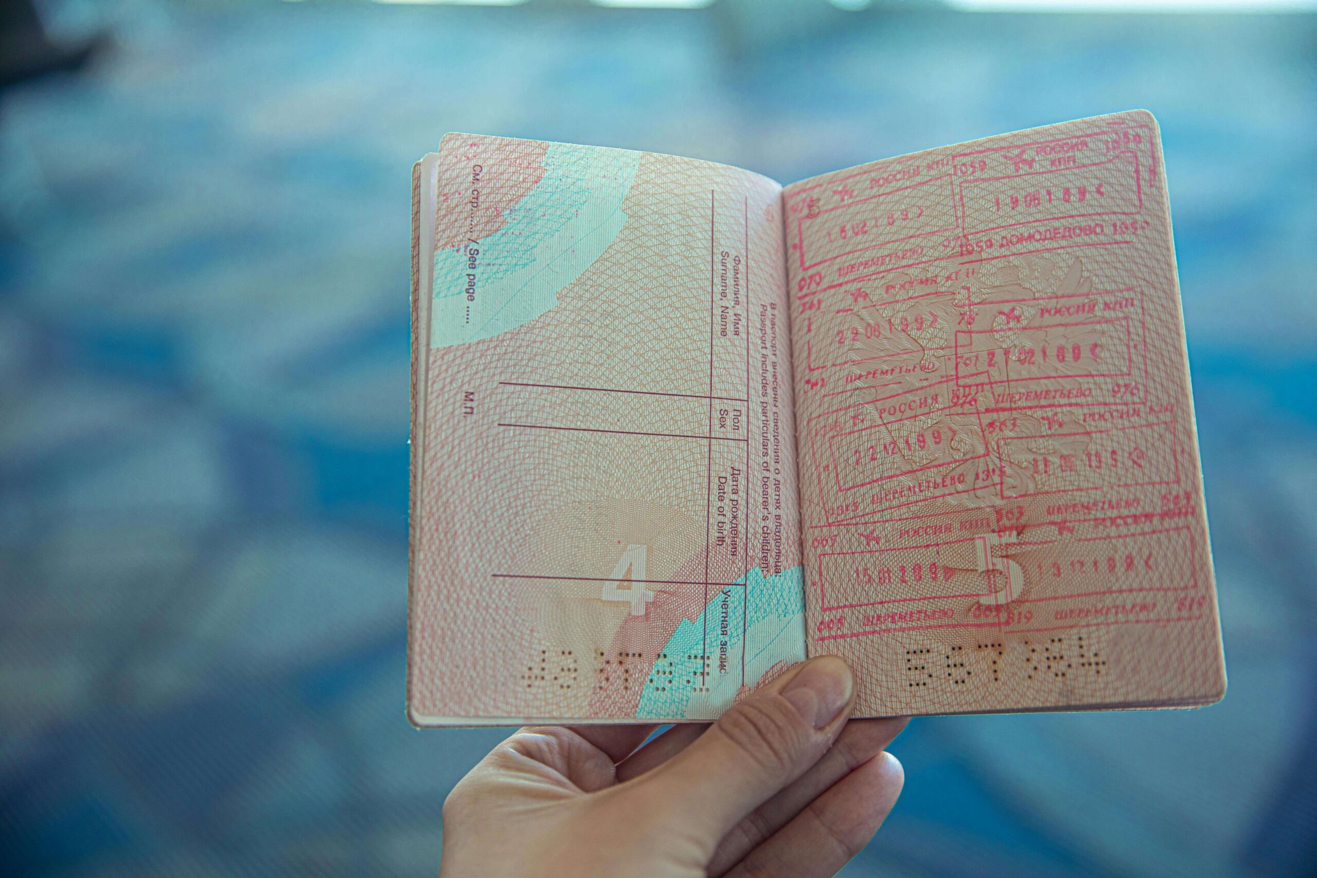 Complex travel and visa documentation for competitive categories